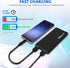 Vida IT Slim 5V 2A Power Bank, 5000mAh Portable USB Charger for Heated Vest, Jacket, Clothing, Scarf, Coat, Pants, Cell