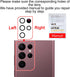 2PCS ASDAWN Galaxy S22 Ultra Back Camera Lens Glass Replacement, Repair Kit with Free Lens Film
