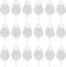 TOMETURE 200 Pcs Stainless Steel Sim Card Ejector Pins Universal Mobile Phone Tray