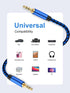 3 3.5mm ft Aux Cord - Audio Cable Compatible with Car Stereo, Nylon Braided Auxiliary Wire for Speaker, Smartphone