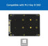 M.2 Adapter to 2.5 SATA Enclosure, B & M Key SATA Based NGFF SSD Converter, Supports 2230 2242 2260 2280 Hard Drive