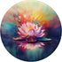 Lotus Flower Yoga Meditation Watercolor, PopSockets Swappable PopGrip