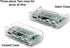 sb components 2 1 SB Premium Clear Case for Raspberry Pi Zero and Raspberry Pi Zero W Open Closed in Access to All