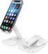 Adjustable Cell Phone Stand for Desk, Foldable Holder Cradle Dock for iPhone 15 14 13 Pro Max Mini, 12 11 XR X 8 7 6
