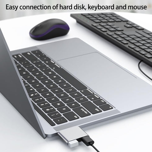 ESTCNK High Speed USB C Laptop Docking Station Notebook Multiports Adapter Converter Expansion Hubs for Office