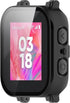 Fit for Gabb Watch 3 Case Cover for Kids, Scratch-Resistant Full Coverage Hard PC Protective Case &Tempered Glass Screen Protector Bumper for Gabb Watch 3 Smartwatch (Black)
