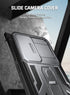 Poetic Spartan Case for Galaxy S24 Ultra 6.8", Military Grade Rugged Shockproof Phone Case with Slide Camera Cover and