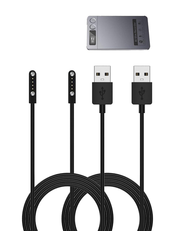FJIASTB for ABVPO Z01 AI Voice Recorder Charger Cable, Magnetic USB A Fast