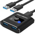 USB Switch, Bi-Directional USB 3.0 Switch 2 in 1 Out/ 1 in
