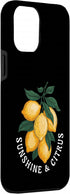 Sunny Citrus Fresh Lemons Nature Design 12 Sunshine & Citrus Vibrant Lemon Case for iPhone Pro Max
