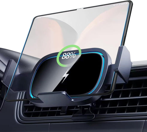 Wireless Car Charger for Samsung Galaxy Z Fold 6/5/4/3, 15W Fast Charging Air Vent Phone Holder for Galaxy Z Fold/Note