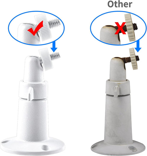 Security Camera Universal Mounting Bracket, Adjustable Metal Wall Bracket for Arlo Pro/Pro 2/Pro 3/Pro 4 & Ring Stick Up