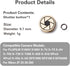 X100V X100F XE4 XE3 XT5 XT4 XT30 Pure Copper Aperture Camera Shutter Button, Suitable for Fuji for Nikon ZF ZFC