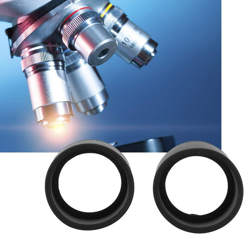 2PCS Eyepiece Cover, Soft Rubber 36mm Binocular Eye Cups for 32-36mm Stereo Microscope