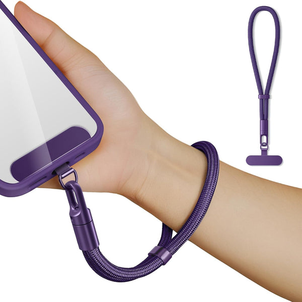 saxsion Lanyard for Phone, Self-Locking Phone Wrist Strap with 0.4mm Ultra-Thin Clip
