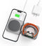 Foldable 2 in 1 Magnetic Charging Station for Apple, Aluminum Alloy Wireless Travel Charger Stand for iPhone 15/14/13