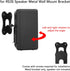 RS3S Speaker Wall Mounting Stand, Space Saving with Easy Install, Rotate Angle for School, Auditorium & Outdoor Use,