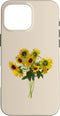 Floral Nature Designs Bright Floral Summer Gift Bouquet of Sunflowers Case for iPhone 16 Pro