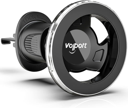 Magnetic Phone Holder for Car, for Magsafe Car Mount with Stable Air Vent Hook Clip, Strong Magnet for iPhone