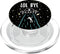 PopSockets MagSafe PopGrip for iPhone, Lol Bye Alien Abduction Funny Minimal ET UFO Space Lover