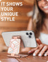 i-Blason Cell Phone Stand for Desk, Fits All Smart Phones, Foldable Holder in Marble Design