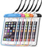 Luminescent Waterproof Phone Case, 7.1" Ultra-Durable Deep Dive Protection, Fits All Smartphones, Fuchsia