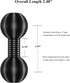 BRCOVAN Aluminum Alloy 1'' Ball to 1'' Ball Adapter Compatible with RAM Mounts B Size Double Socket Arm