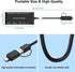 Rocketek USB3.0 7 1 USB C Multi Card Reader for SD, CF, Micro SD, XD, MS Cards - in Adapter Hub for Windows, Mac