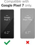 Crave Dual Guard Case for Google Pixel 7, Shockproof Protection, Dual Layer Case, Black
