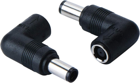 7.4mm x 7.4mm Right Angle 90-Degree Power Adapter Connector - Converter for HP Pavilion, Probook, Elitebook, Dell