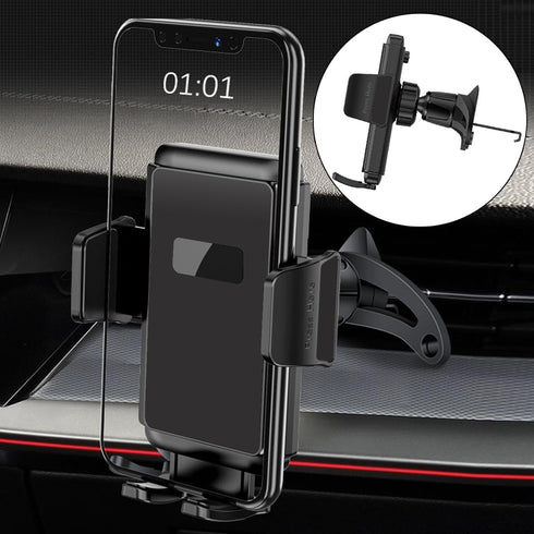 Phone Mount for Car, Cell Phone Holder for Auto Vent, Hands-Free Stand for Air Conditioner Outlet, Compatible with All