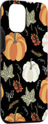 iPhone 12/12 Pro Case - Autumn Falling Leaves and Pumpkin Spice Harvest Happy Fall