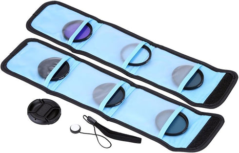 Andoer 55mm Filter Kit UV+CPL+FLD+ND(ND2 ND4 ND8) for Nikon Canon Sony Pentax DSLRs