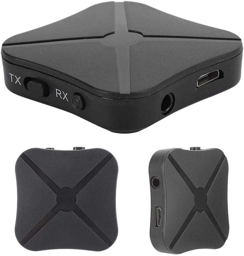 Dpofirs 2 in 1 Bluetooth 5.0 Audio Adapter, Multifunctional Music Receiver Transmitter for Computer and Headphones