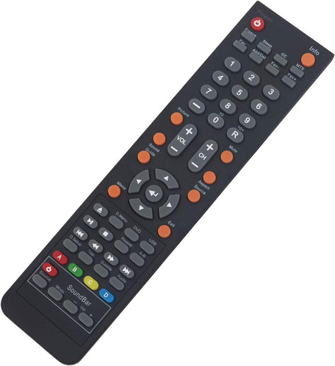 Replace Remote 142022370001C for Sceptre TV Models E325WD-HDR, E328BD-HDC, E245BD-FHDR, E245PV-FHDR, E245BD-FHDU,
