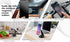 SALEX 1 inch Set 32 3M Cell Phone Metal Stickers for Magnetic Car Mount. Replacement of Mini Magnet Metal Plates. Black