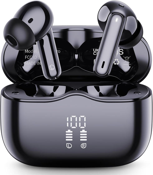 Wireless Earbuds, Bluetooth 5.4 Headphones in Ear with 4 ENC Noise Cancelling