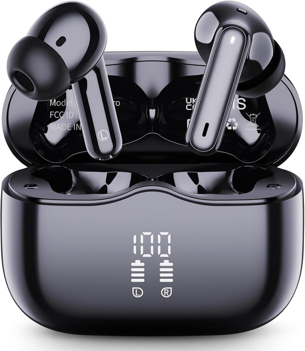 Wireless Earbuds, Bluetooth 5.4 Headphones in Ear with 4 ENC Noise Cancelling