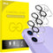JETech 9H Tempered Glass Camera Lens Protector for iPhone 11 & 12 mini, HD Clear, Anti-Scratch, 3-Pack, Case Friendly.
