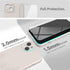 SURPHY iPhone 13 Case with Screen Protector, Liquid Silicone Phone Case 6.1 inch with Camera Protection + Soft