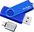 WesData 8GB USB 2.0 Flash Drive and 1 USB C Adapter, Thumb Drive