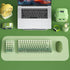 Typewriter Style Number Keypad, Wireless 2.4G/Bluetooth/USB-C Rechargeable Numeric Pad, 18-Key NKRO Retro Round Keycaps