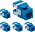 Cat.6 RJ45 110 Type 180 Keystone Jack, 5-Pack, Blue