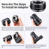 K&F Concept M42-L Lens Mount Adapter, Manual Focus for M42 Lens to L Mount Camera Body