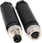 M8 Industrial Circular Sensor Connector, 4 Pin Male & Female A Code Plug, Aviation 8mm Waterproof