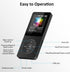 Aigital 32GB MP3 Design,1.8 Inch 128GB Bluetooth Player, Digital Music Player Running,HiFi Sound, HD Speaker, FM Radio