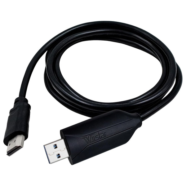 USB3.0 to HDMI Converter Cable 1.5M with Chip, 1080P Full HD USB2.0/3.0 Audio Video Adapter Male to Male for HDTV,