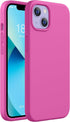 CellEver iPhone 13 Case, Hot Pink Ultra Durable Silicone with Military Grade Protection & Slim Fit