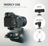 RAUBAY CM-01 Hanging Webcam Stand with 1/4" Screw, Monitor Top Camera Mount Clamp for Live Stream, Video Conferencing,