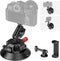 NEEWER 4.5" Suction Cup Camera Mount with Ball Head, Quick Release Car Mount, Compatible with iPhone DJI Insta360, CA105